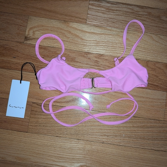 NWT LOVEWAVE THE ROY TOP IN PINK ORCHID SIZE XS/S - Picture 4 of 4
